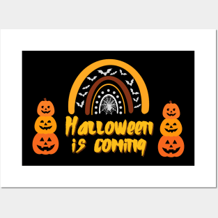 Halloween is Coming Posters and Art